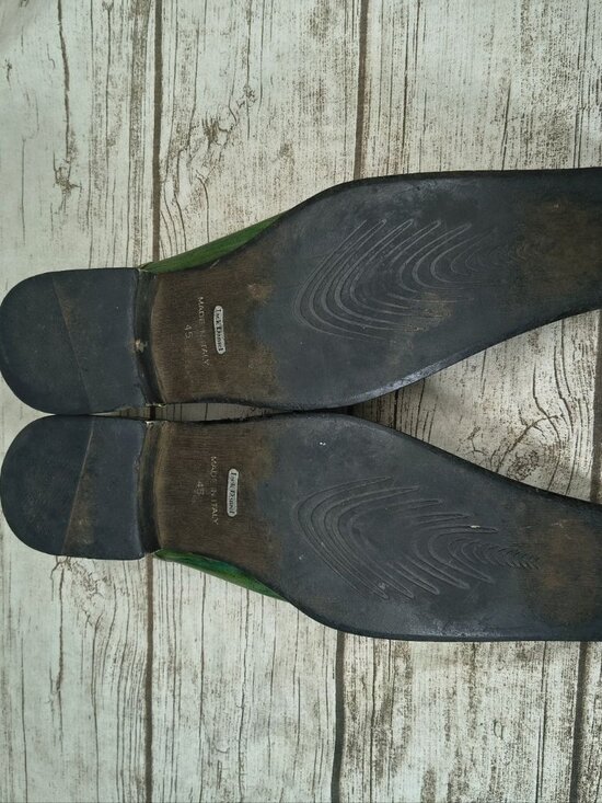 Jack Daniel Green Square Toe Oxford Lace Up Shoes Men Size 45 main image 6